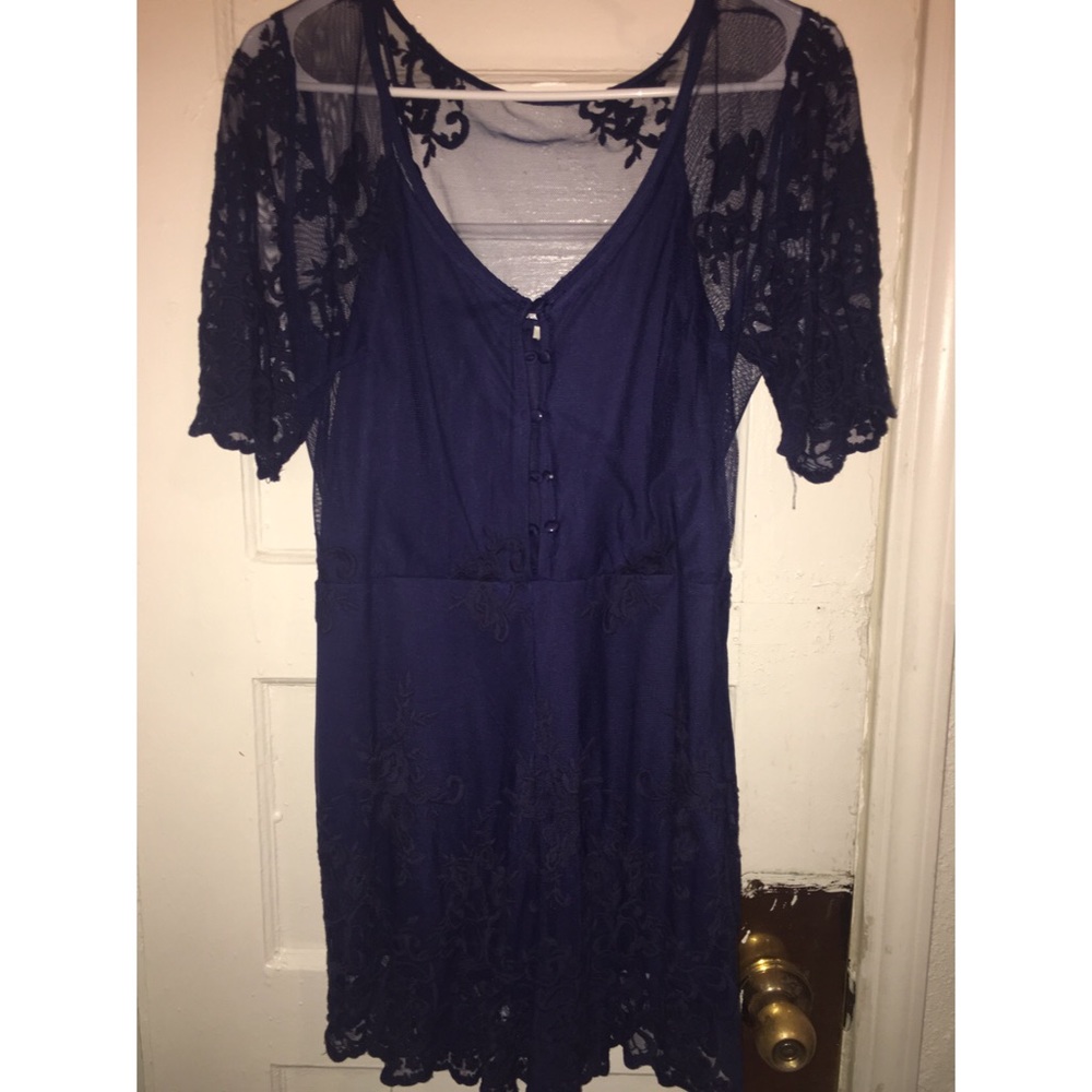 Navy blue Romper